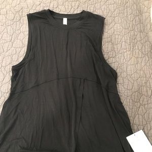 NWT lululemon modal-silk blend tie-front yoga tank top